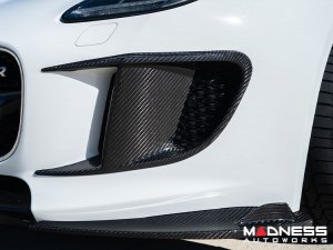 Jaguar F-TYPE Exterior Trim - Carbon Fiber - Front Splitter Trim Kit 